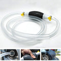 Oil Transfer Pump, Fuel Transfer Pump Kit, High Flow Siphon Hand Oil Pump, Portable Manual Car Fuel Pump for Petrol Diesel Oil Liquid Water Fish Tank with 2M Siphon Hose